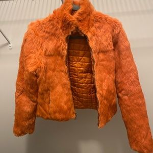 Fur reversible jacket